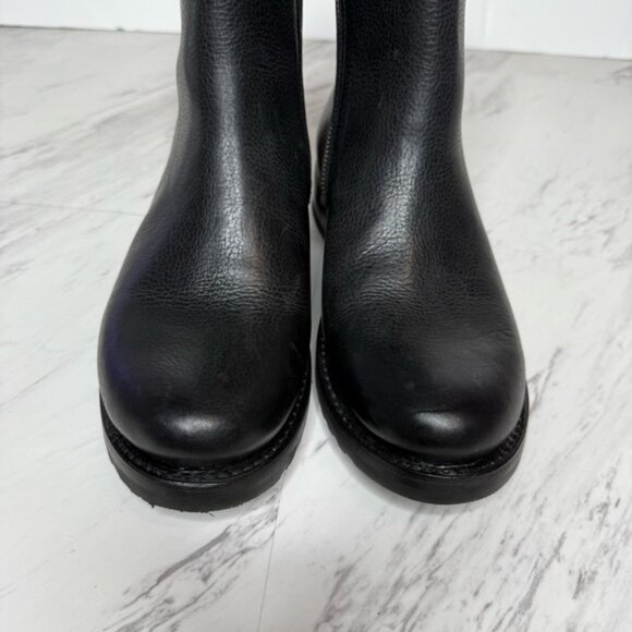 New! Frye Veronica Inside Zip Black Leather Bootie 8B - Picture 10 of 14